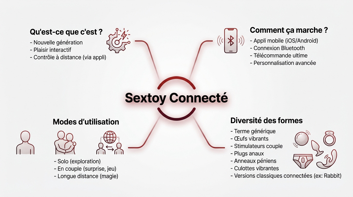 Vibromasseur connecté piloté par smartphone pour une expérience interactive