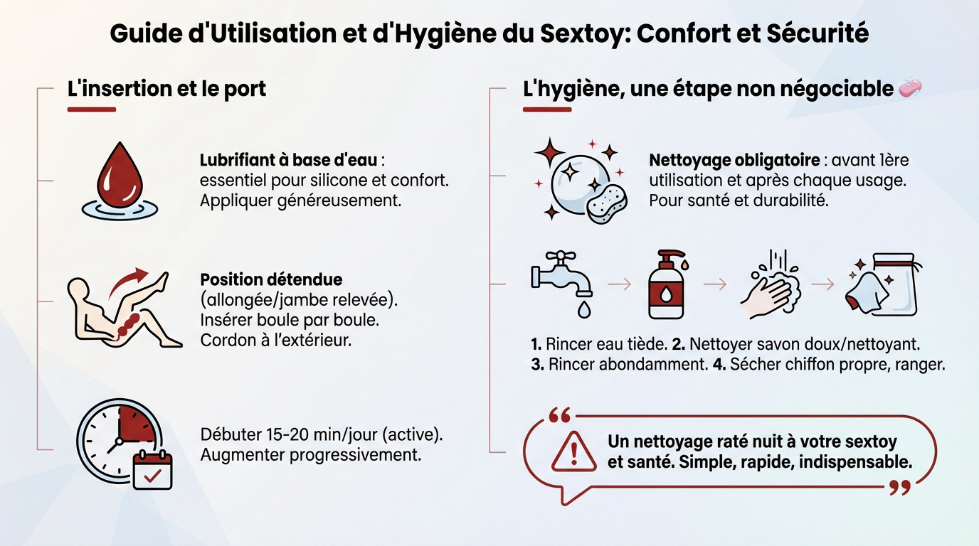 Guide d'utilisation et d'hygiène pour boules de Geisha