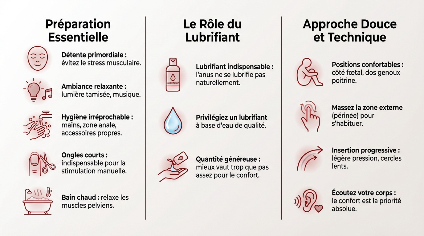 Préparation et conseils pour utiliser un stimulateur de prostate pour la première fois